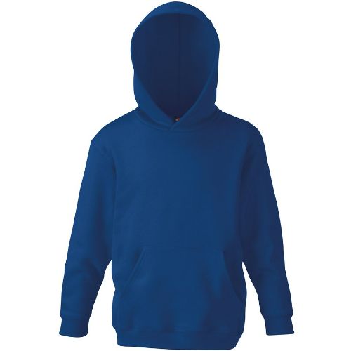 Fruit Of The Loom Kids Classic Hooded Sweatshirt Navy